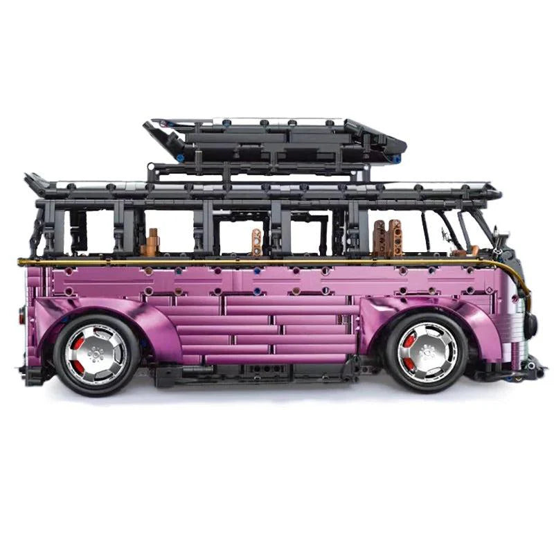 BREITE SATIN PURPUR CAMPERVAN | 3298 TEILE