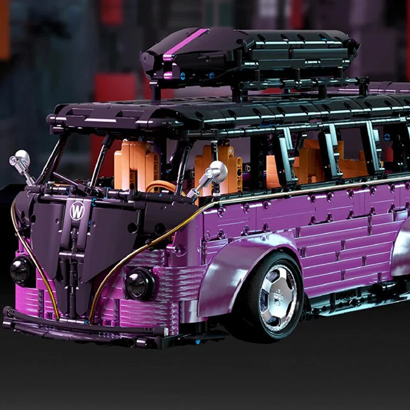 BREITE SATIN PURPUR CAMPERVAN | 3298 TEILE