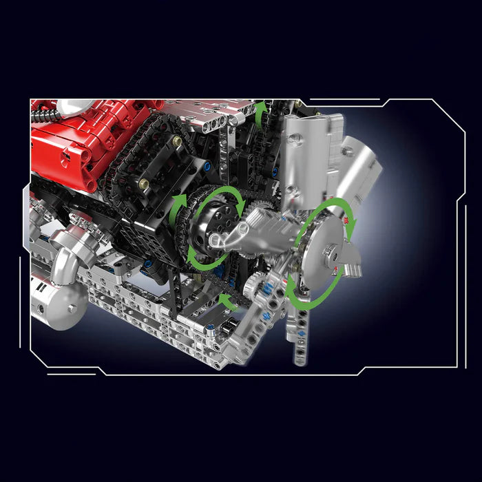 Der Ultimative V12-Motor & Getriebe | 3472 Teile