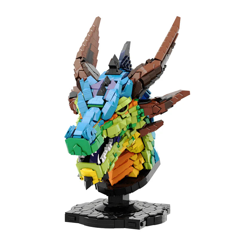 JAHRESZEICHEN DRACHE SKULPTUR | 2581 TEILE