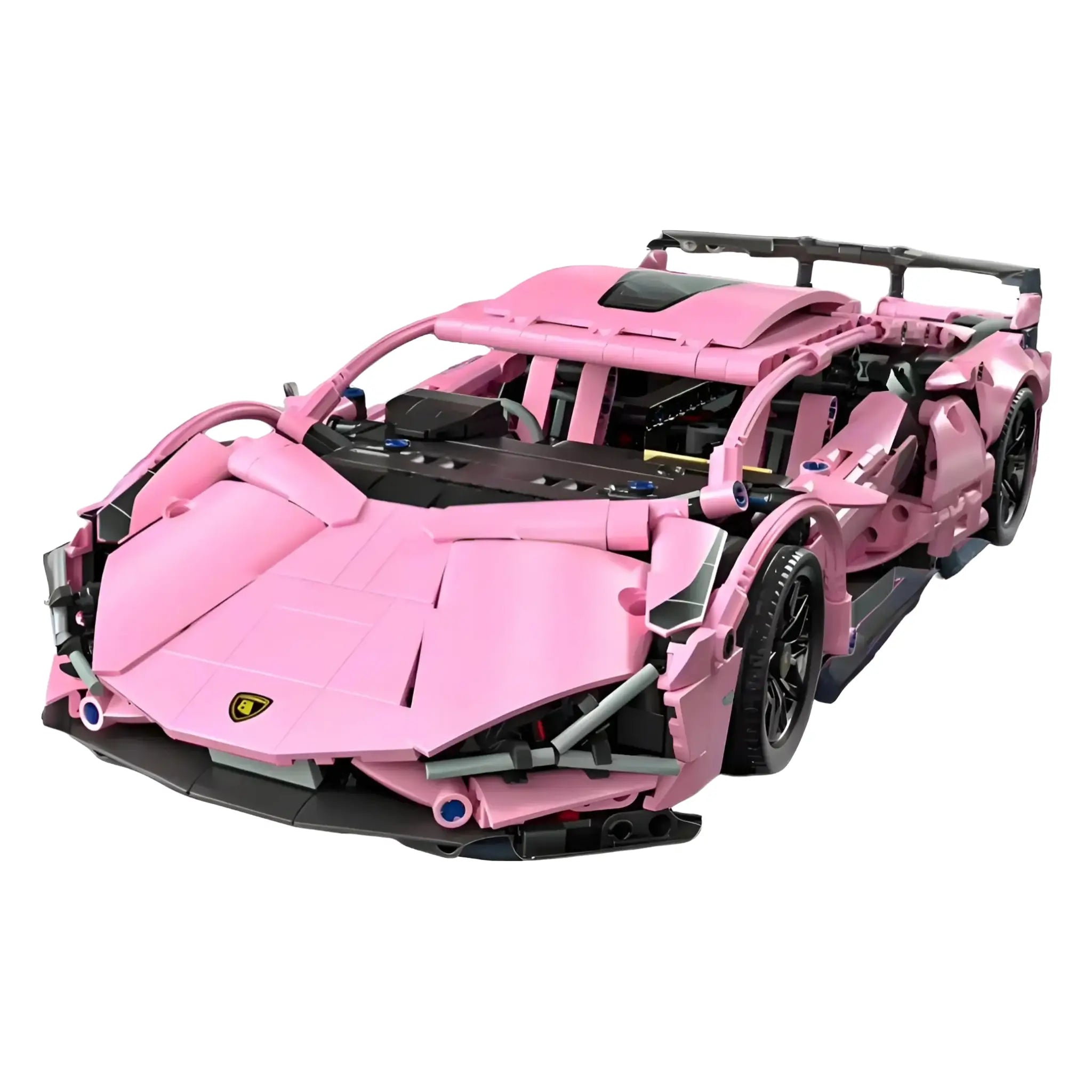 LAMBORGHINI AVENTADOR SCHWARZ-ROSA | 1314 TEILE