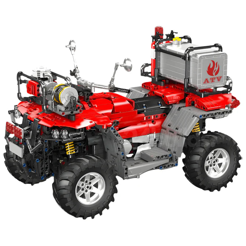 FERNSTEUERBARES FEUERWEHR-RETTUNGS-ATV | 2102 TEILE