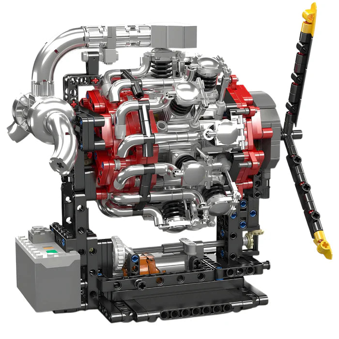 Motorisierter Radialflugzeugmotor | 1146 Teile