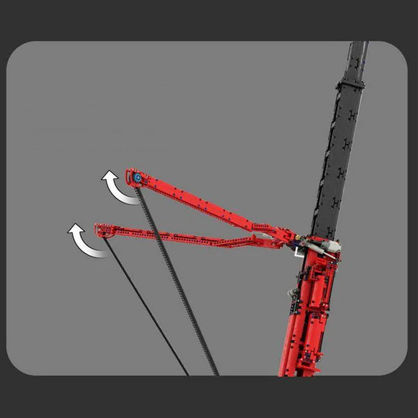 Rote Edition Ferngesteuerter Kran | 9176 Teile