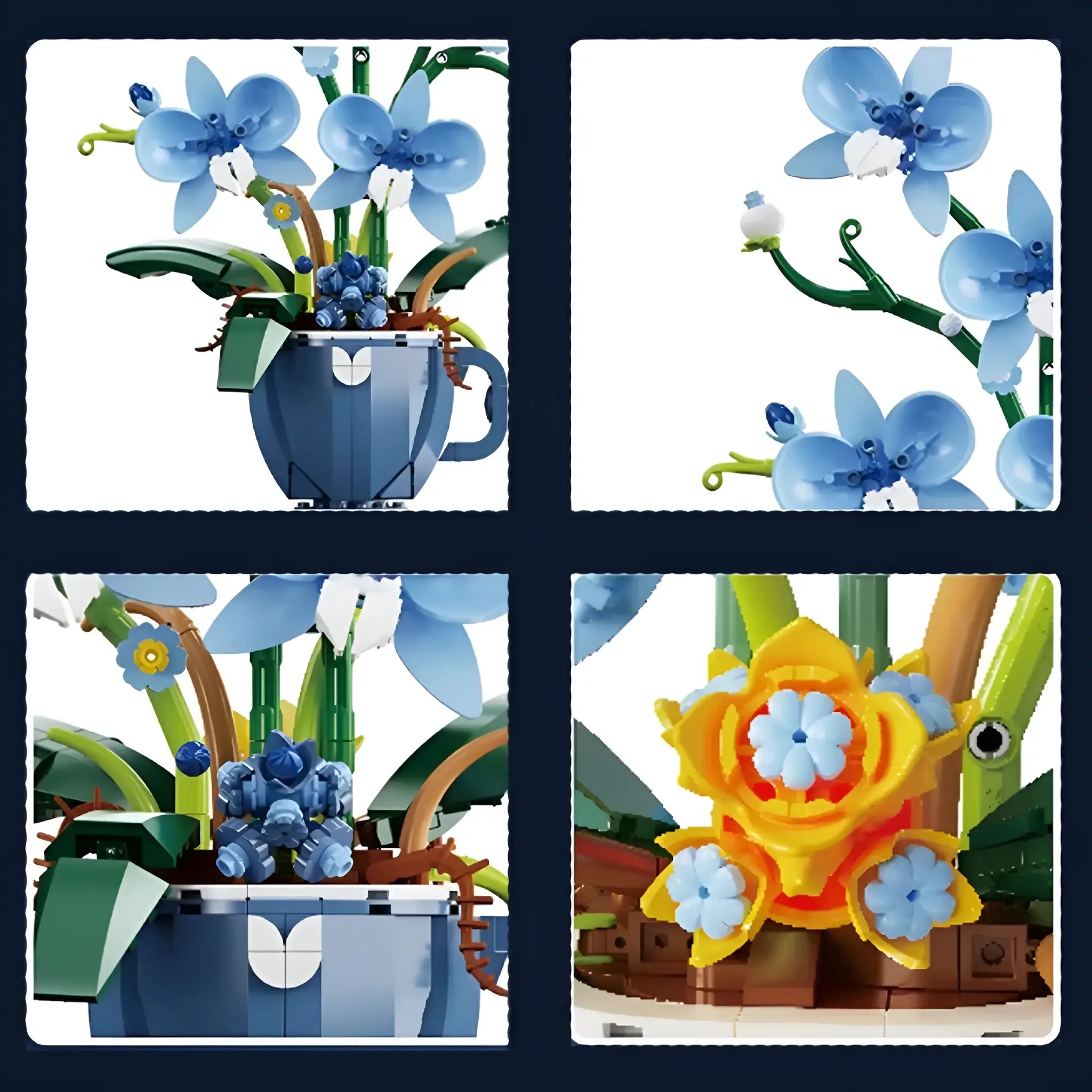 BLAUE ORCHIDEE | 567 TEILE