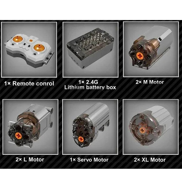 Ferngesteuerter Feuerwehr- und Rettungs-Lkw | 4419 Teile
