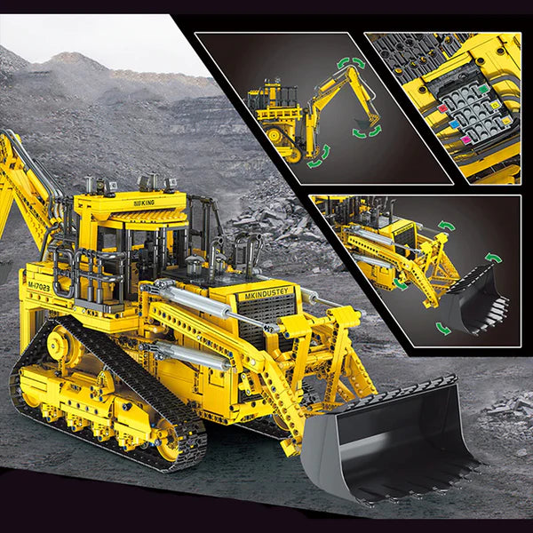 Ferngesteuerter Pneumatischer Minibagger | 3962 Teile