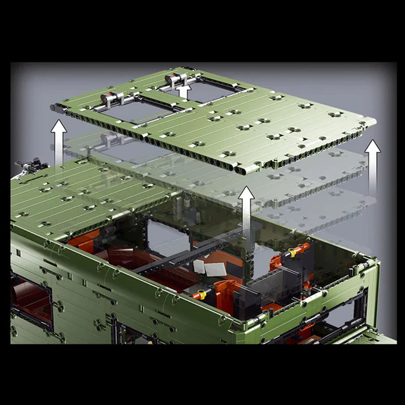 FERNGESTEUERTES 6-RÄDRIGES UNIMOG | 6689 TEILE