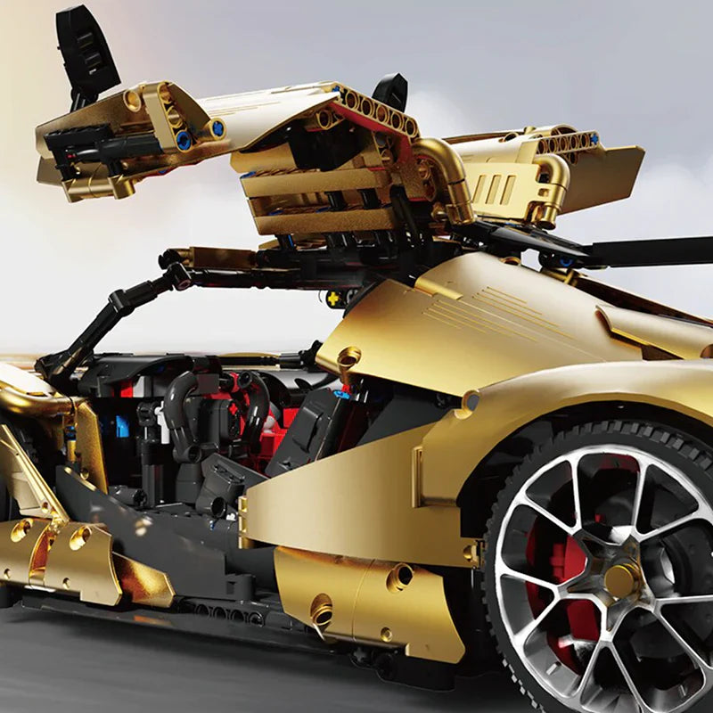 SATIN GOLD "INTENSE EMOTION" HYPERCAR | 3667 TEILE