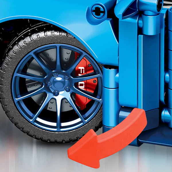 Sechsradiger Hypercar 1554 Teile