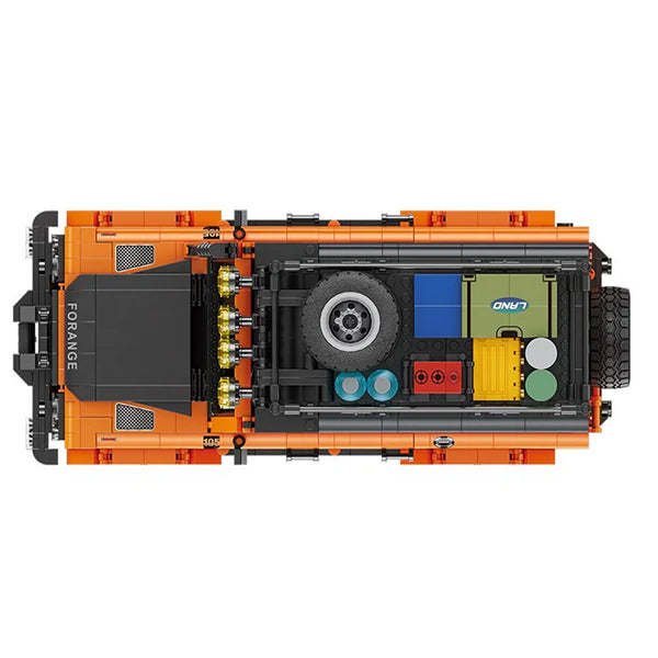 Klassischer britischer Offroader | 1268 Teile