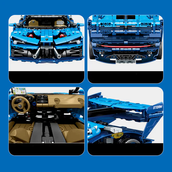 Sechsradiger Hypercar 1554 Teile