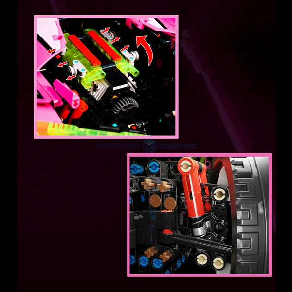 FERNSTEUERBARER "PINK RAMBO" | 3357 TEILE