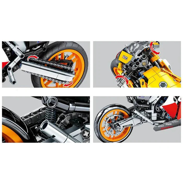 ORANGE DEMON RENNRAD | 700 TEILE