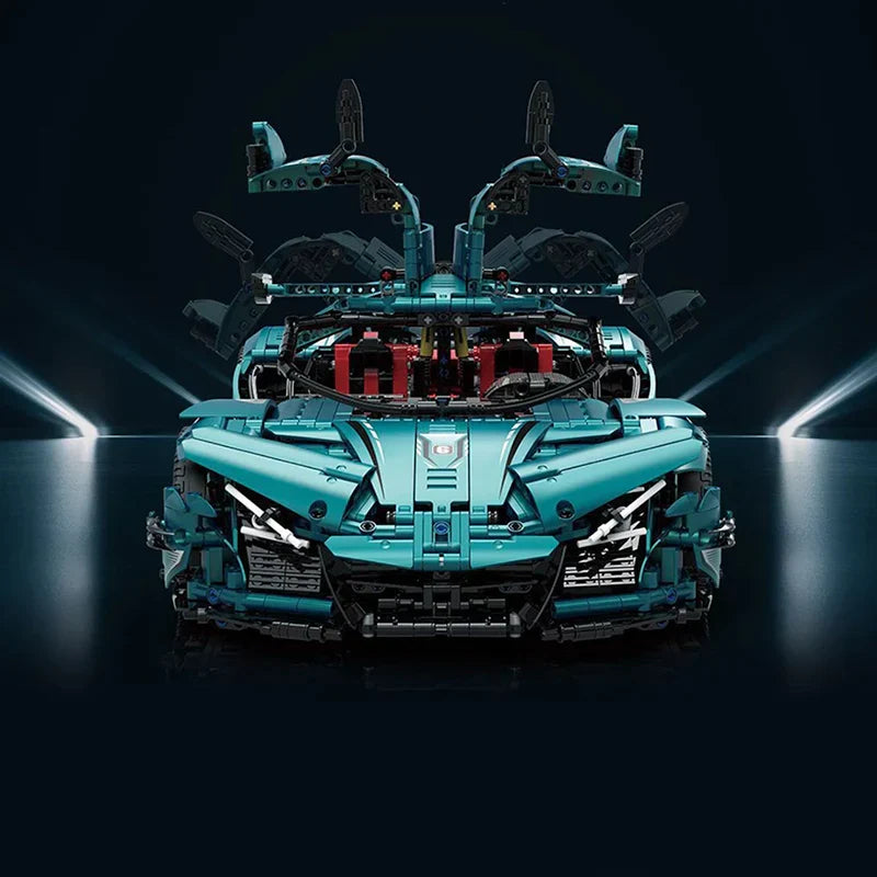 SATINBLAUER "INTENSE EMOTION" HYPERCAR | 3468 TEILE