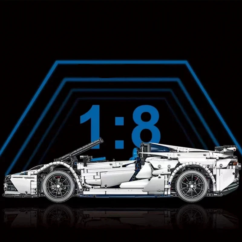 FERNGESTEUERTER CABRIO WHITE BULL | 4037 TEILE