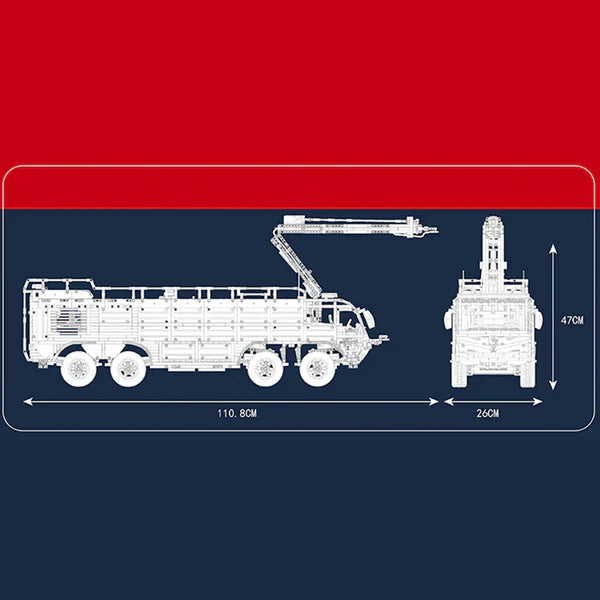 Flughafen-Feuerwehrauto | 6653 Teile