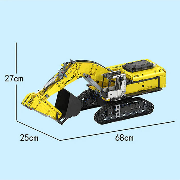 Ferngesteuerter Bagger | 2070 Teile