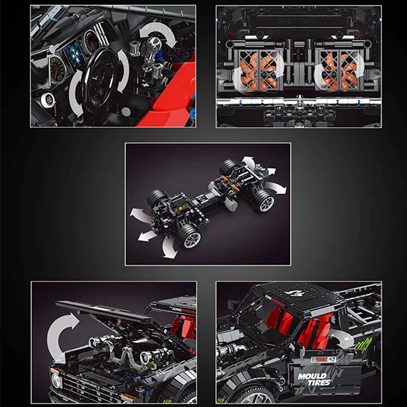 FERNGESTEUERTER SLAMMED PICKUP TRUCK | 3694 TEILE