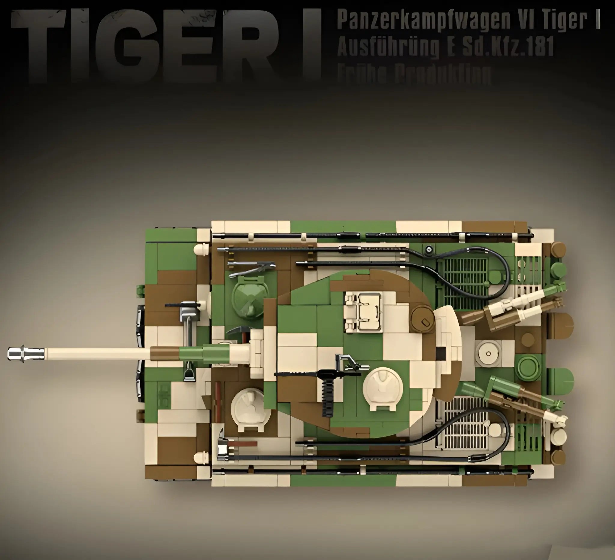 PANZERKAMPFWAGEN TIGER 1 | 2276 TEILE