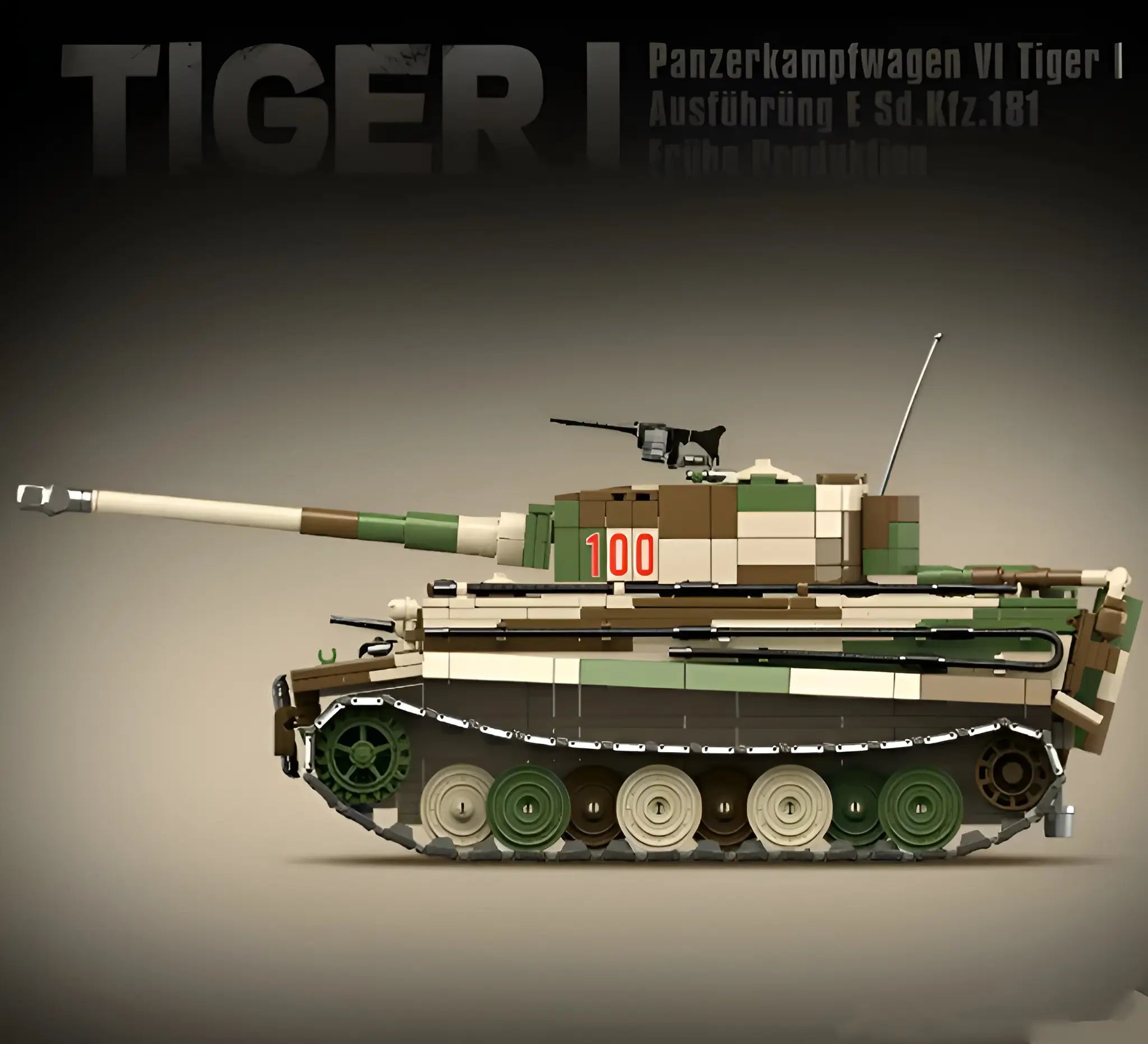 PANZERKAMPFWAGEN TIGER 1 | 2276 TEILE