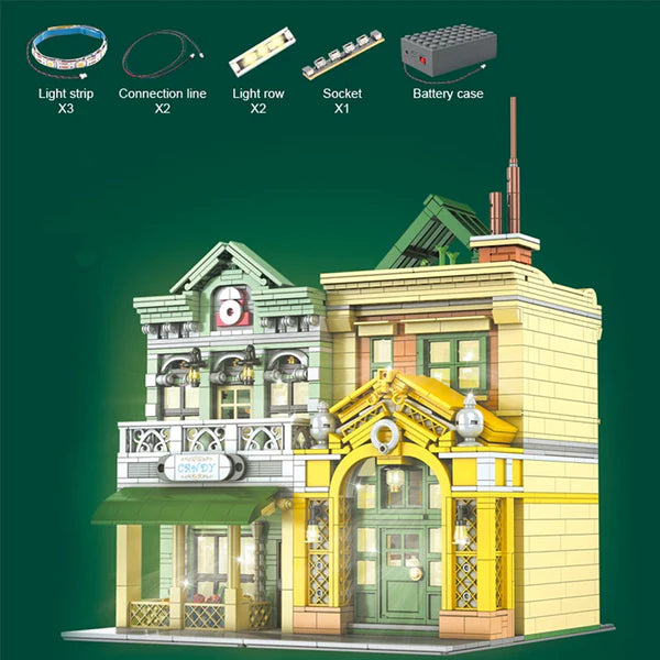 Französisches Restaurant | 3095 Teile